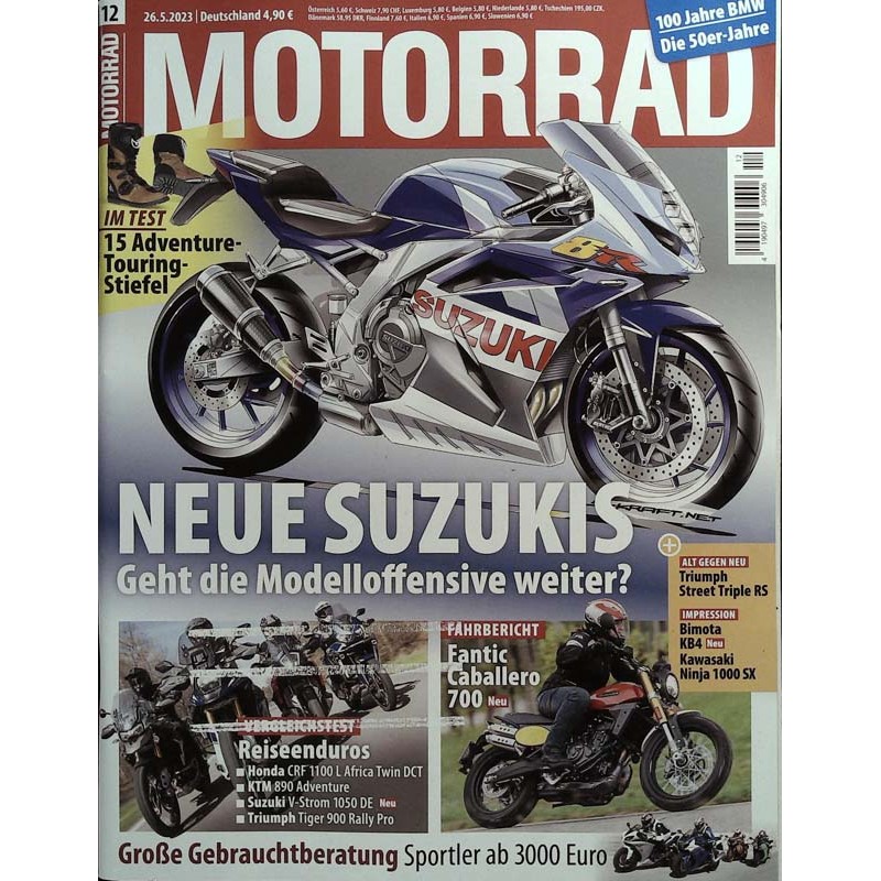 Das Motorrad Nr.12 / 26 Mai 2023 - Neue Suzukis