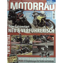 Das Motorrad Nr.6 / 3 März 2023 - Neu & Verführerisch