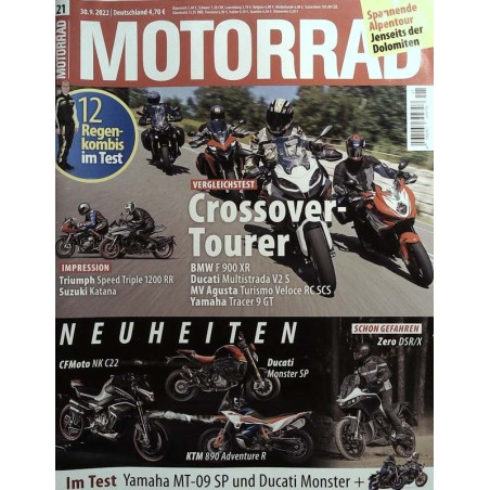 Das Motorrad Nr.21 / 30 September 2022 - Crossover Tourer