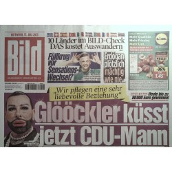 Bild Zeitung Mittwoch, 12 Juli 2023 - Glööckler
