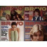 4er BRAVO Nr.1 / 2 / 6 / 21 von 1973 - Vincent, Ali MacGraw...