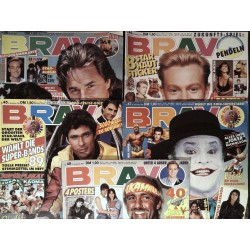 5er BRAVO Nr.26 / 44 / 45 / 47 / 48 von 1989 - Hulk Hogan, Joker...