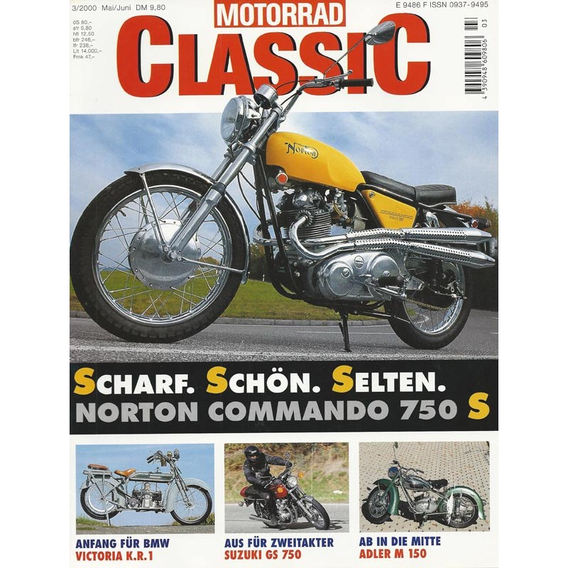 Motorrad Classic 3/00- Mai/Juni 2000 - Norton Commando 750 S