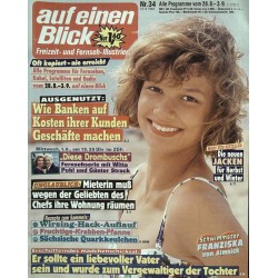 auf einen Blick Nr. 34 / 19 August 1993 - Franziska van Almsick