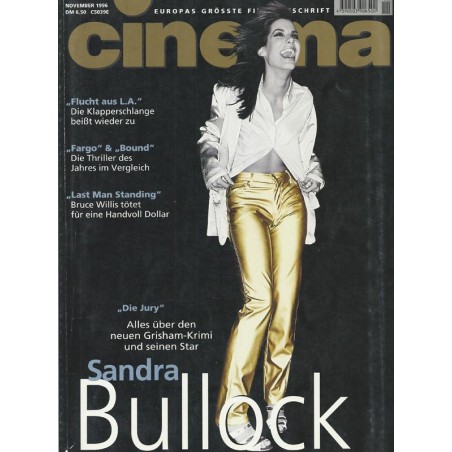 CINEMA 11/96 November 1996 - Sandra Bullock