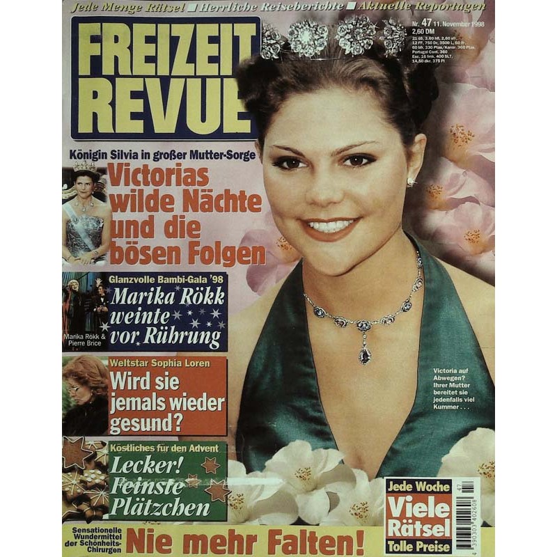 Freizeit Revue Nr.47 / 11 November 1998 - Victorias Nächte!