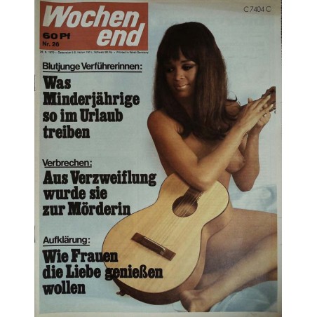 Wochenend Nr.26 - 24.6.1970 - Aufklärung