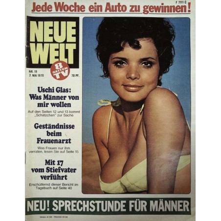 Neue Welt Nr.19 / 7 Mai 1970 - Uschi Glas