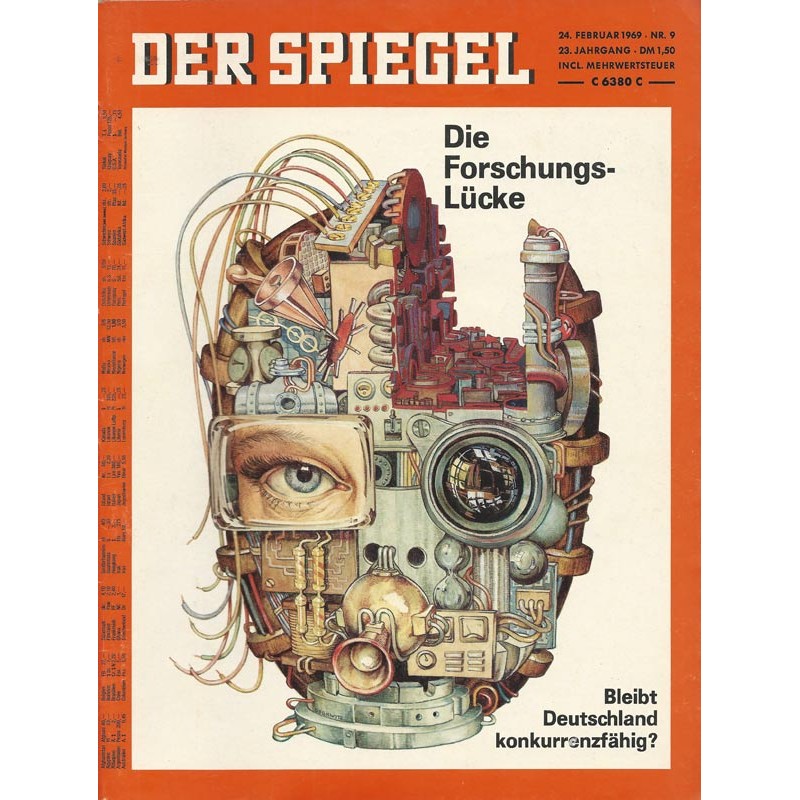 Der Spiegel Nr.9 / 24 Februar 1969 - Die Forschungslücke