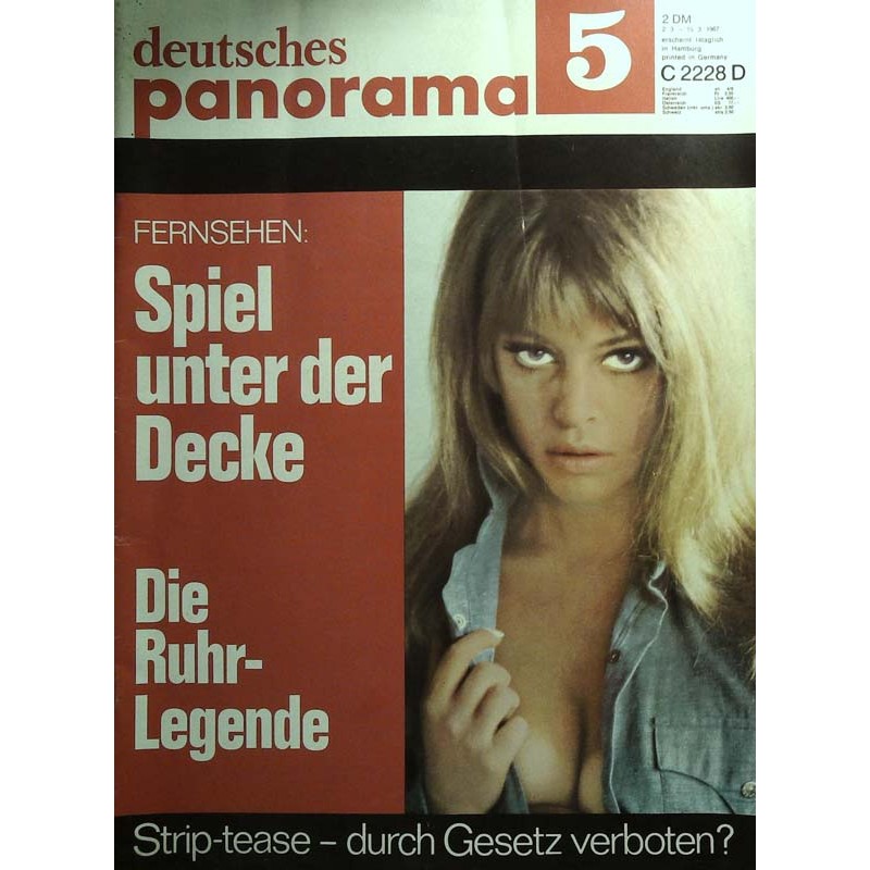 deutsches Panorama Nr.5 / 2 bis bis 15 März 1967 - Fernsehen