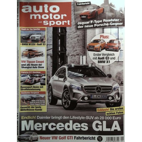 auto motor & sport Heft 9 / 18 April 2013 - Mercedes GLA