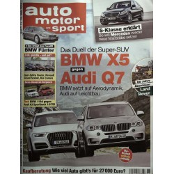 auto motor & sport Heft 11 / 16 Mai 2013 - BMW X5 gegen Audi Q7