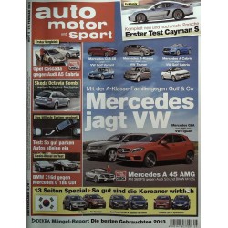 auto motor & sport Heft 5 / 21 Februar 2013 - Mercedes jagt VW