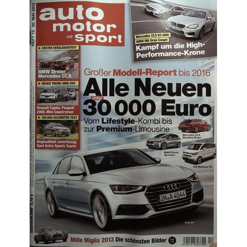 auto motor & sport Heft 12 / 30 Mai 2013 - Modell Report
