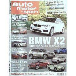 auto motor & sport Heft 25 / 15 November 2012 - BMW X2