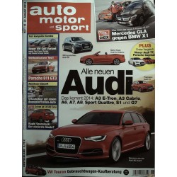 auto motor & sport Heft 18 / 22 August 2013 - Alle neuen Audi