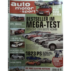 auto motor & sport Heft 23 / 18 Oktober 2012 - Mega Test