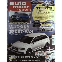 auto motor & sport Heft 9 / 5 April 2012 - Mercedes City SUV