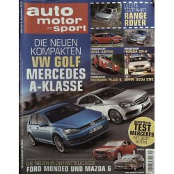 auto motor & sport Heft 20 / 6 September 2012 - VW Golf