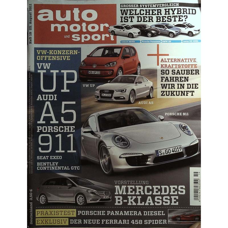 auto motor & sport Heft 19 / 25 August 2011 - Kraftstoffe