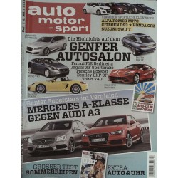 auto motor & sport Heft 7 / 8 März 2012 - Genfer Autosalon