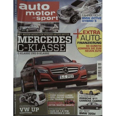 auto motor & sport Heft 5 / 9 Februar 2012 - Mercedes C-Klasse