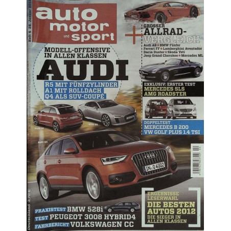 auto motor & sport Heft 4 / 26 Januar 2012 - Audi
