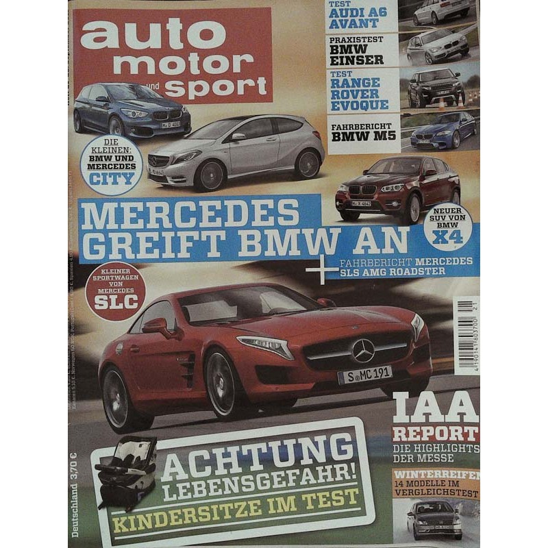 auto motor & sport Heft 21 / 22 September 2011 - Mercedes SLS