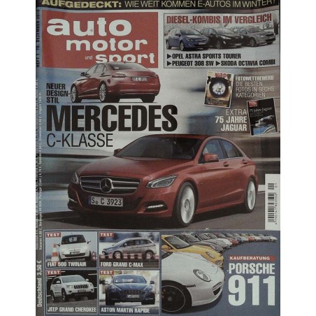 auto motor & sport Heft 1 / 16 Dezember 2010 - Mercedes C-Klasse