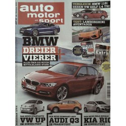 auto motor & sport Heft 23 / 20 Oktober 2011 - BMW 3er + 4er