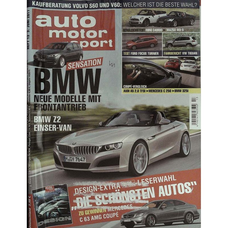 auto motor & sport Heft 13 / 3 Juni 2011 - BMW Z2 Einser-Van