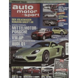 auto motor & sport Heft 12 / 19 Mai 2011 - Mittelmotor Porsche