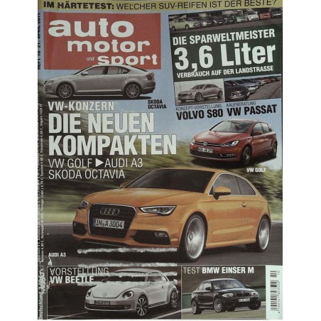 auto motor & sport Heft 10 / 21 April 2011 - VW Konzern