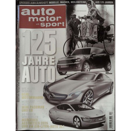 auto motor & sport Heft 4 / 27 Januar 2011 - 125 Jahre Auto