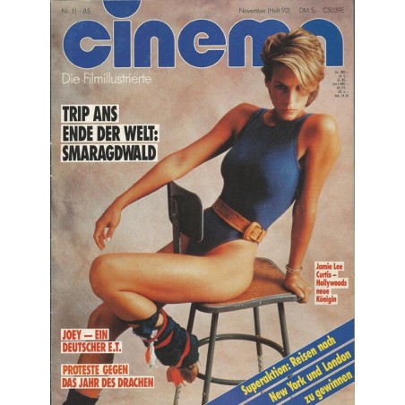 CINEMA 11/85 November 1985 - Jamie Lee Curtis