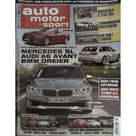 auto motor & sport Heft 11 / 5 Mai 2011 - Premium Stars