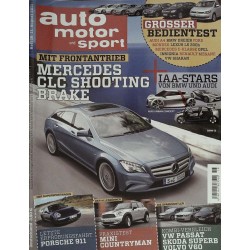 auto motor & sport Heft 18 / 11 August 2011 - Mercedes CLS