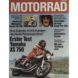 Das Motorrad Nr.9 / 4 Mai 1977 - Yamaha XS 750