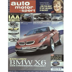 auto motor & sport Heft 19 / 31 August 2005 - BMW X6