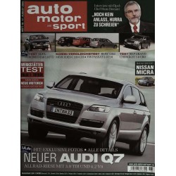 auto motor & sport Heft 18 / 17 August 2005 - Neuer Audi Q7