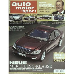 auto motor & sport Heft 14 / 22 Juni 2005 - Mercedes S-Klasse