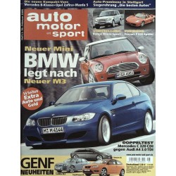 auto motor & sport Heft 5 / 16 Februar 2005 - BMW legt nach
