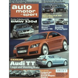 auto motor & sport Heft 3 / 19 Januar 2005 - Geheim Audi TT