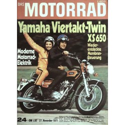 Das Motorrad Nr.24 / 27 November 1971 - Yamaha Viertakt...