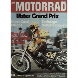 Das Motorrad Nr.18 / 4 September 1971 - Ulster Grand Prix