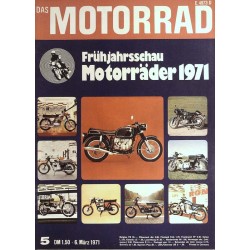 Das Motorrad Nr.5 / 6 März 1971 - Frühjahrsschau