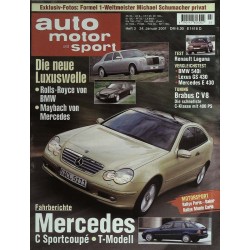 auto motor & sport Heft 3 / 24 Januar 2001 - Mercedes