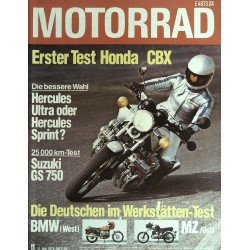 Das Motorrad Nr.11 / 31 Mai 1978 - Honda CBX