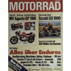 Das Motorrad Nr.6 / 22 März 1978 - Alles über Enduros
