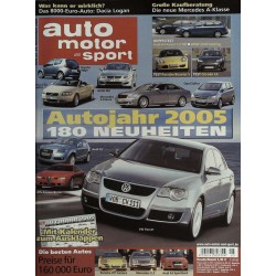 auto motor & sport Heft 25 / 24 November 2004 - Autojahr 2005